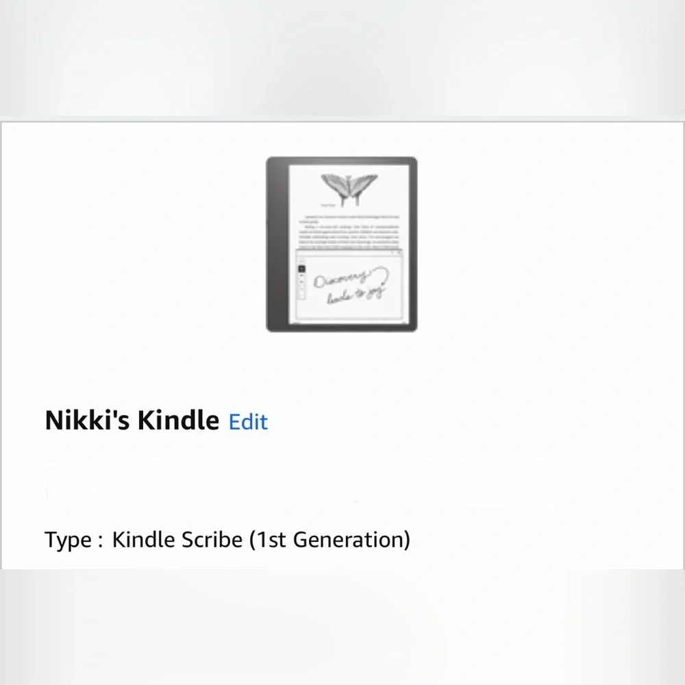 Amazon Kindle Scribe (1st Edition)